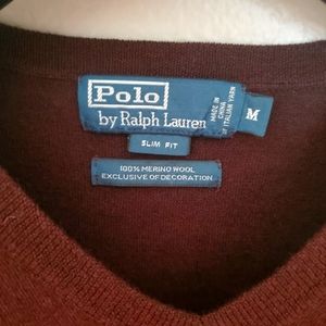 100% merino wool slim fit Medium sweater